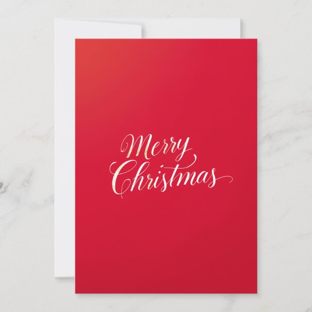 Happy New Year Merry Christmas Holiday Season Card (Front)
