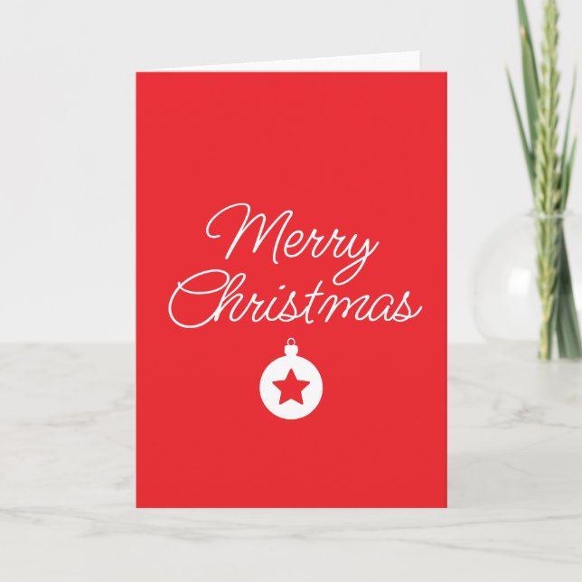 Happy New Year Merry Christmas Holiday Season Card (Front)