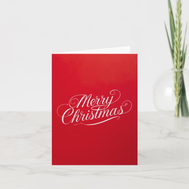 Happy New Year Merry Christmas Holiday Season Card (Front)