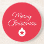 Happy New Year Merry Christmas Holiday Season Coaster