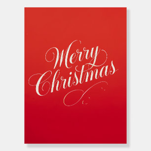 Happy New Year Merry Christmas Holiday Season Foam Board