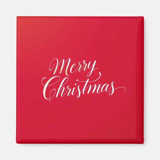 Happy New Year Merry Christmas Holiday Season Magnet (Front)