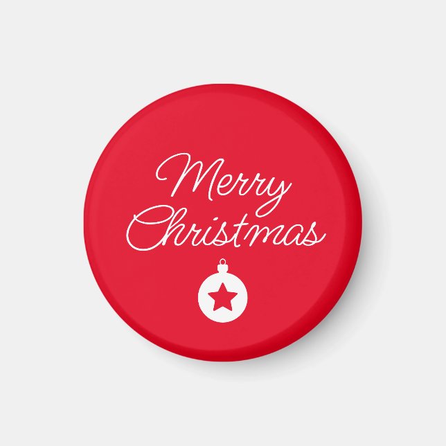 Happy New Year Merry Christmas Holiday Season Magnet (Front)