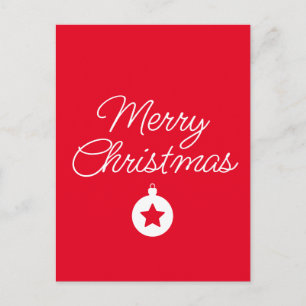Happy New Year Merry Christmas Holiday Season Postcard