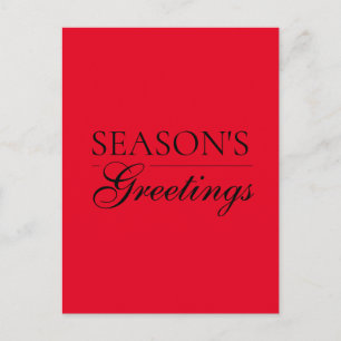 Happy New Year Merry Christmas Holiday Season Postcard