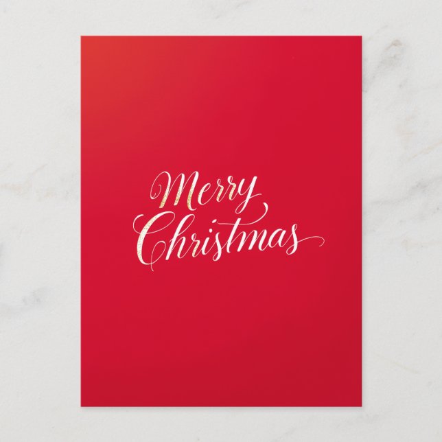 Happy New Year Merry Christmas Holiday Season Postcard (Front)