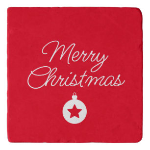Happy New Year Merry Christmas Holiday Season Trivet