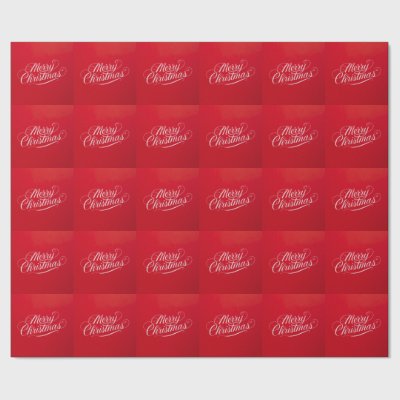 Happy New Year Merry Christmas Holiday Season Wrapping Paper