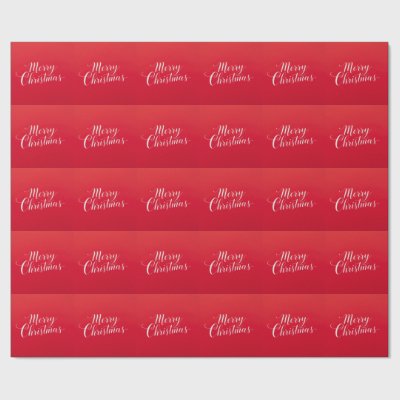 Happy New Year Merry Christmas Holiday Season Wrapping Paper