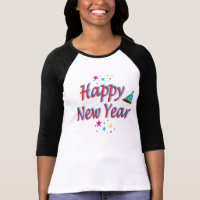Happy New Year Message T-Shirt