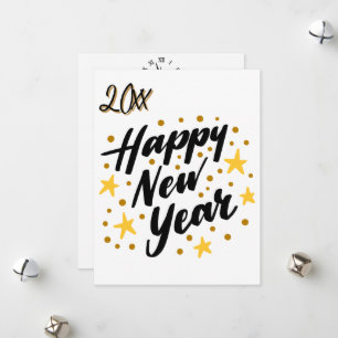 Happy New Year Minimal classic Greeting Card