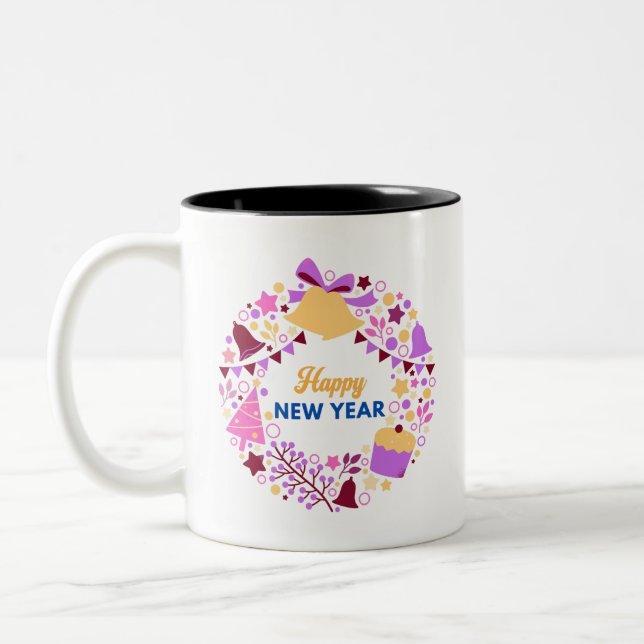 happy new year mug design (Left)