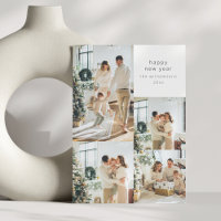 Happy New Year Multi Photo Collage Custom Message