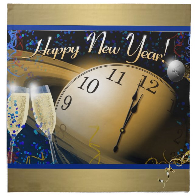 Happy New Year Napkin (Front)