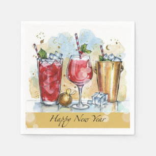 Happy New Year  Napkins