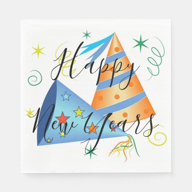 Happy New Year Napkins (Front)