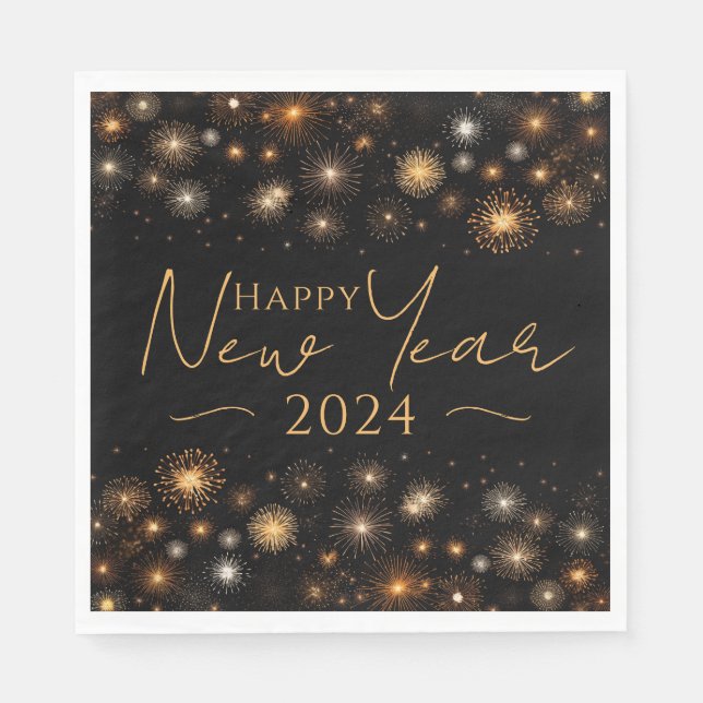 Happy New Year Napkins (Front)