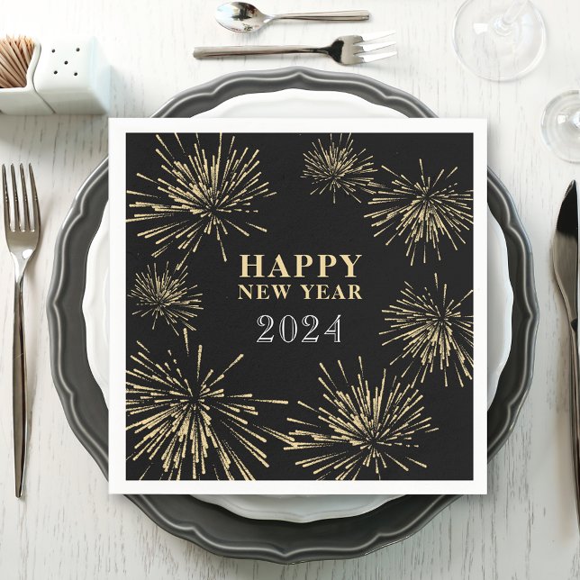 Happy New Year Napkins (Creator Uploaded)