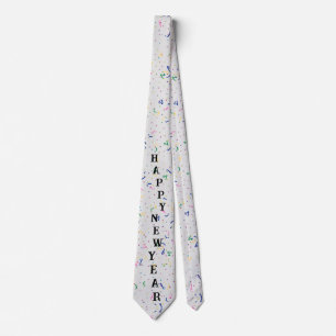 Happy New Year Neck Tie