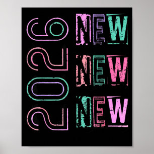 Happy New Year New Grace New Praise 2026 New Year' Poster
