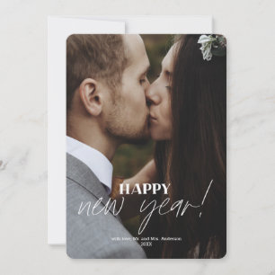 Happy New Year!   New Year WhiteHoliday Photo Card
