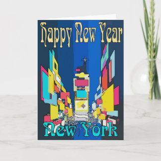 Happy New Year New York Holiday Card