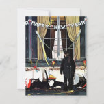  Happy New Year - Norman Rockwell Holiday Card