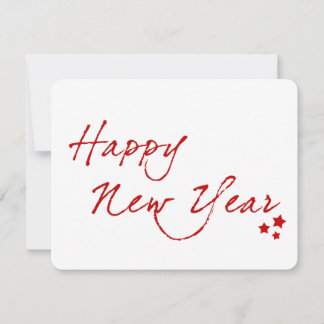 happy new year note card