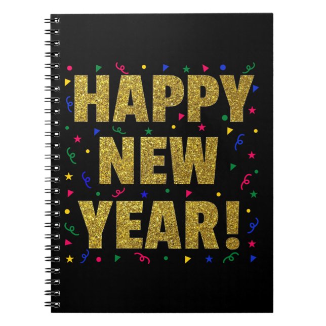 Happy New Year Notebook (Front)