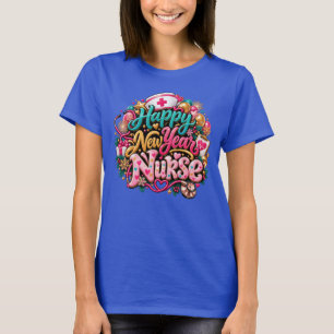 Happy New Year Nurse Shirt Festive Nurse t-shirt