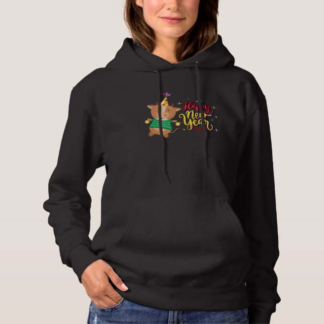 Happy New Year of The Ox 2021 Chinese clothes  for Hoodie (Front)