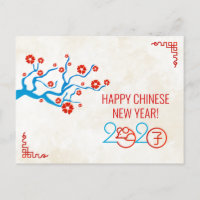 Happy New Year of The Rat - 2020 Holiday Postcard