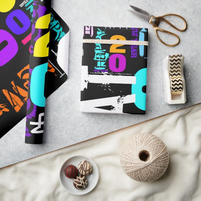 Happy New Year of the Rat Wrapping P Paper (Crafts)