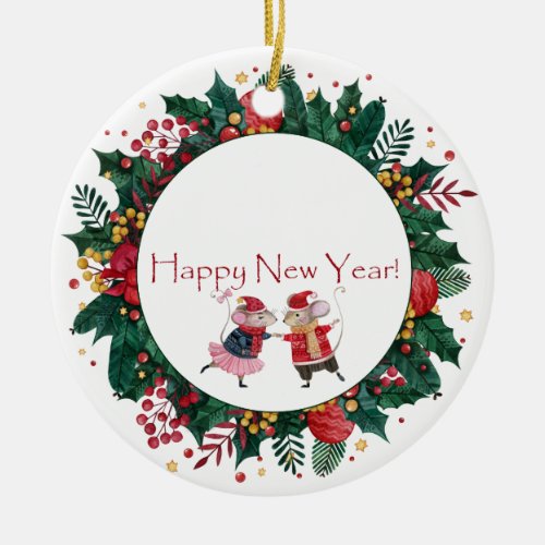 Happy New Year Ornament