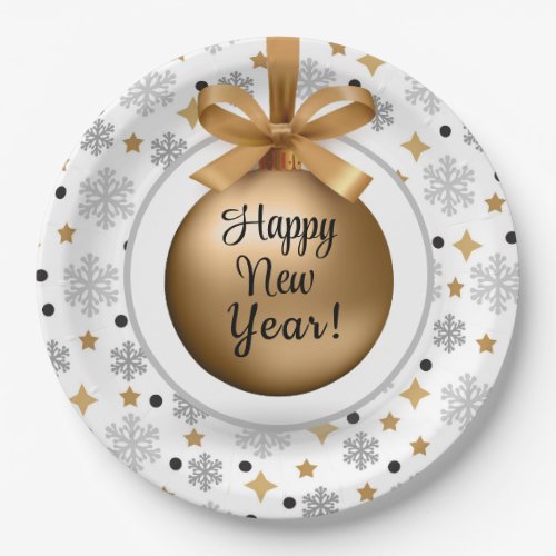 Happy New Year  Paper Plates