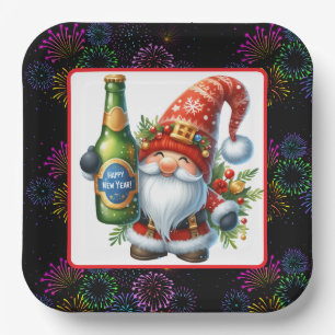 Happy New Year  Paper Plates