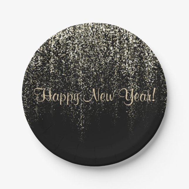 Happy New Year Paper Plates (Front)
