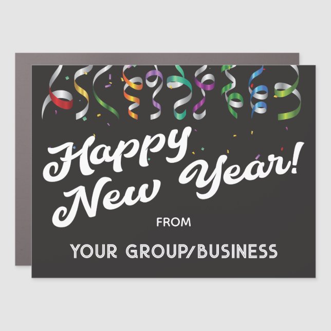 Happy New Year Parade Group or Business sign (Front)