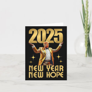 Happy New Year Party 2025 Trump 2025 New Year New  Card