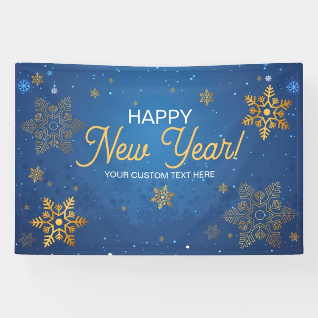 Happy New Year party backdrop  Banner (Horizontal)