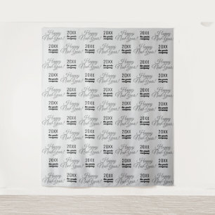 Happy New Year Party Backdrop Step and Repeat
