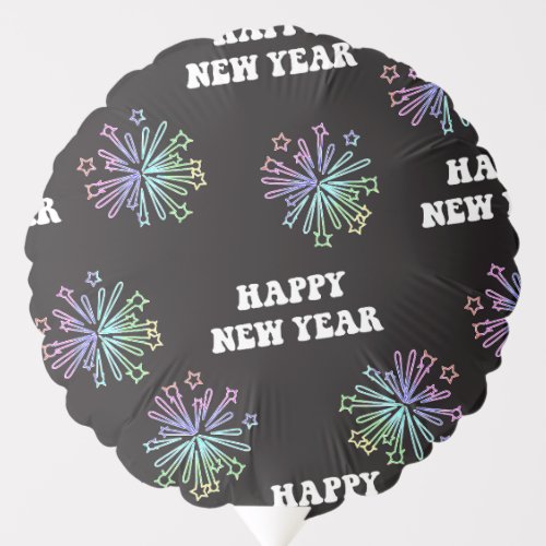 Happy New Year Party Balloon