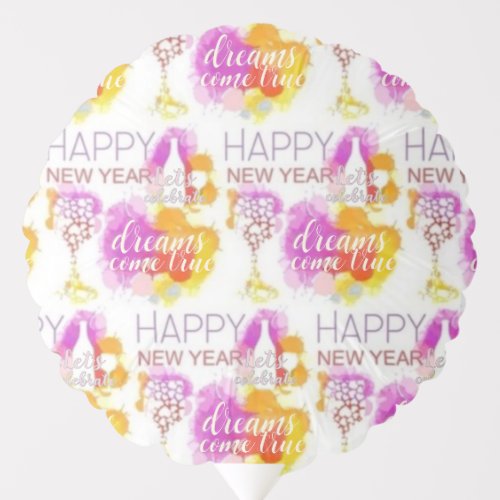 Happy New Year Party Balloon