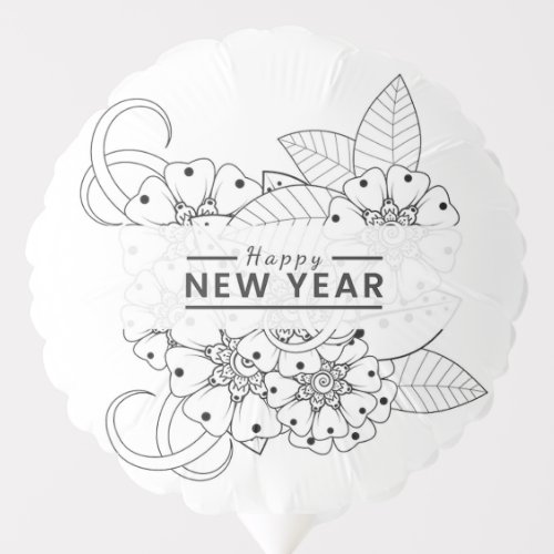 Happy New Year Party Balloon