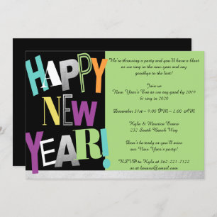 Happy New Year Party Invitation