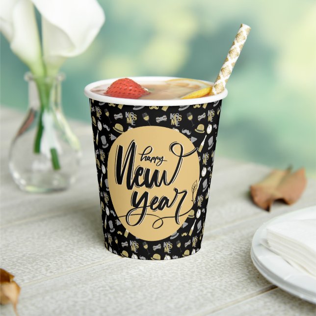 Happy New Year Party  Paper Cups (Insitu)