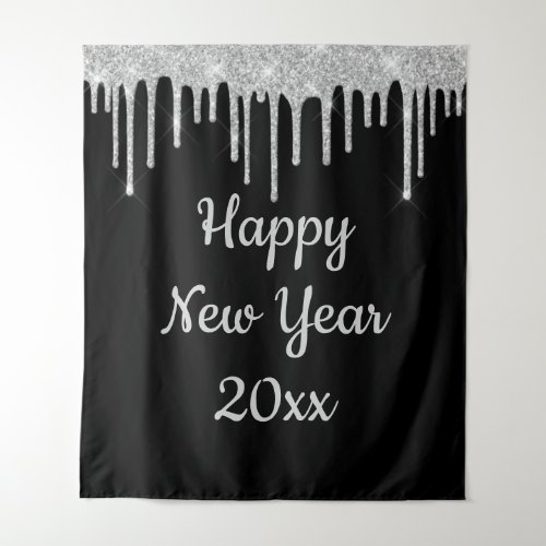 Happy New Year Party Photo Booth Backdrop 2023