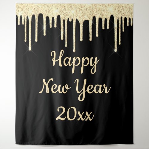 Happy New Year Party Photo Booth Backdrop 2023