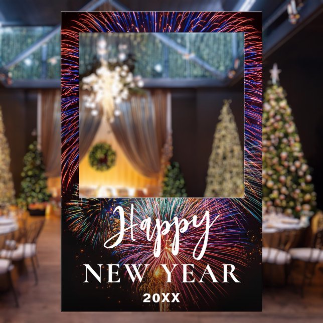 Happy New Year Party Photo Booth Frame Foam Board (Creator Uploaded)