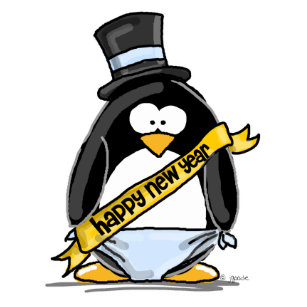 Image result for penguin new year